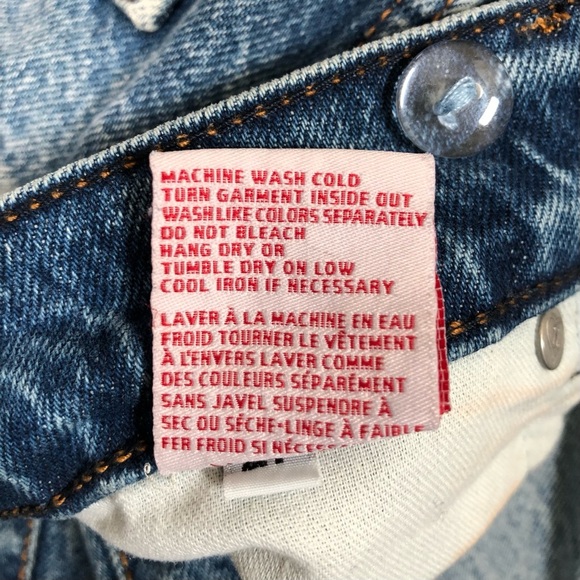 REVICE Denims Women’s Cross Button Straight Leg Jeans Size 27 - Picture 9 of 12